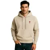 mens-beige-fleece-hoodie
