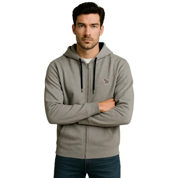 mens-fleece-grey-hoodie
