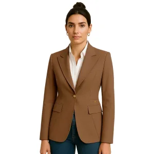 womens-tan-wool-blazer
