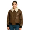 womens-brown-leather-aviator-jacket