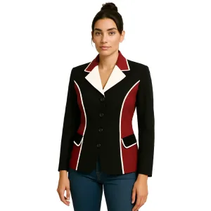 womens-red-and-black-blazer