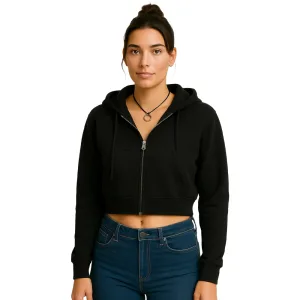 womens-black-cropped-hoodie