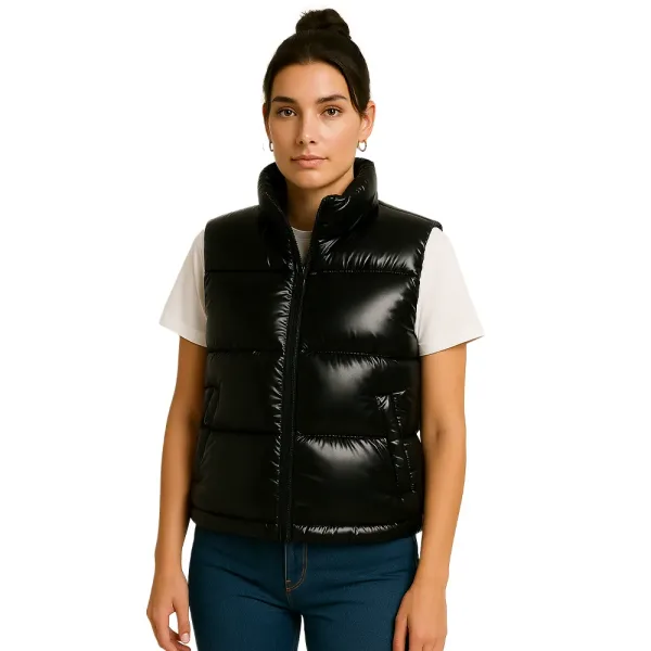 womens-black-puffer-vest