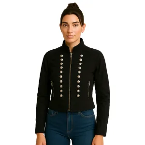 womens-black-military-style-jacket