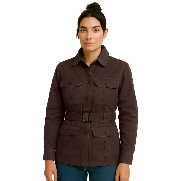 womens-brown-belted-jacket