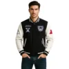 NFL Vintage Black Las Vegas Raiders Varsity Jacket 5 Las Vegas Raiders Varsity Jacket-1