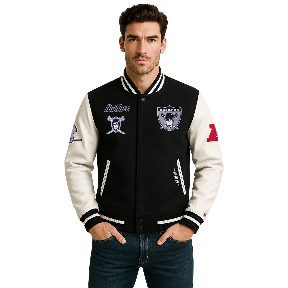 Las Vegas Raiders Varsity Jacket-1 Las Vegas Raiders Varsity Jacket-1