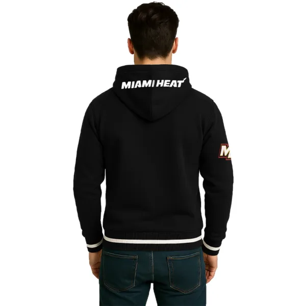 black miami heat hoodies