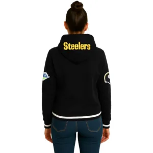 Black Pittsburgh Steelers Hoodie 4 black pittsburgh steelers hoodie