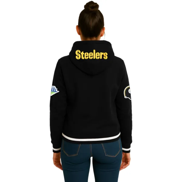 black pittsburgh steelers hoodie