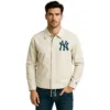 Ivory Cream New York Yankees Coach Jacket 3 ivory-cream-new-york-yankees-coach-jacket