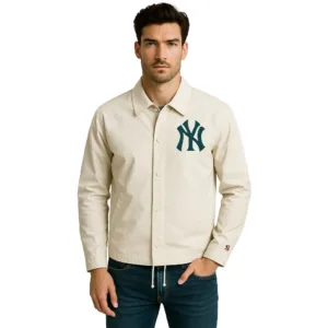 ivory-cream-new-york-yankees-coach-jacket