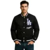 New Era Black LA Dodgers Jacket 6 la-dodgers-jacket