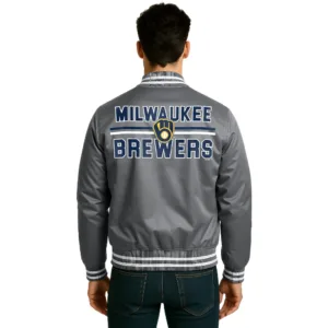 mens-grey-milwaukee-brewers-jacket