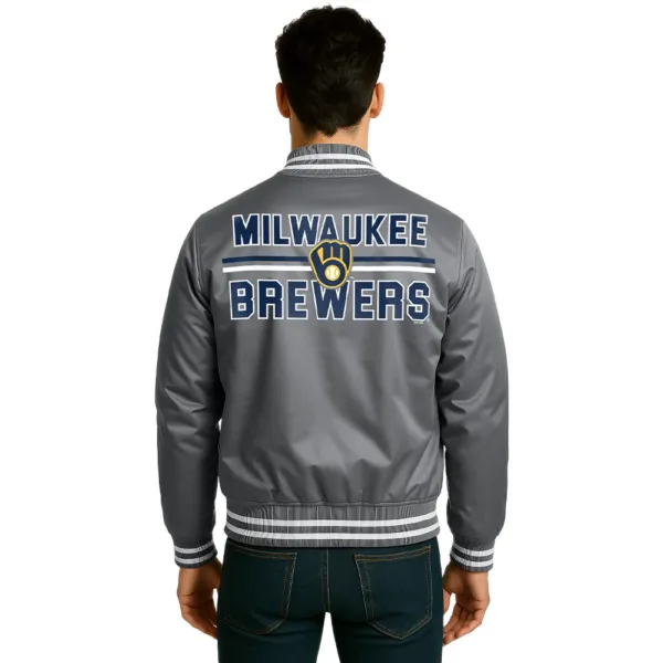 mens-grey-milwaukee-brewers-jacket