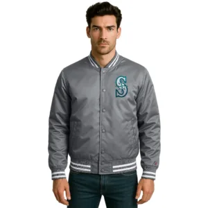 mens-grey-seattle-mariners-satin-jacket