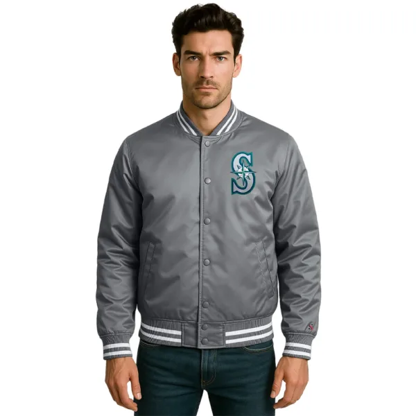 mens-grey-seattle-mariners-satin-jacket