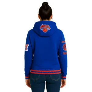 nba classic blue new york knicks hoodies