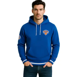 Blue New York Knicks Hoodie 1 new york knicks hoodie