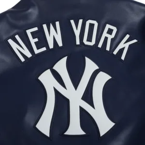 new york yankees leather jacket
