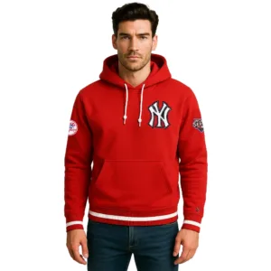 ny yankees red new era hoodie