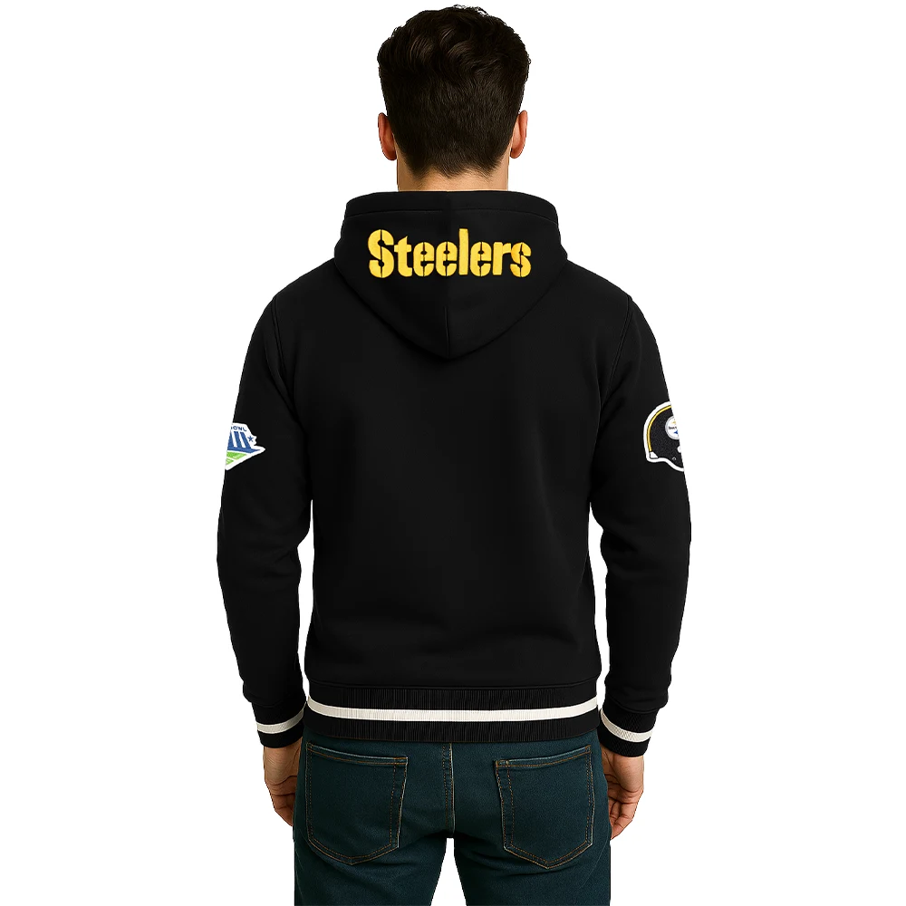 unisex-black-pittsburgh-steelers-hoodie unisex black pittsburgh steelers hoodie