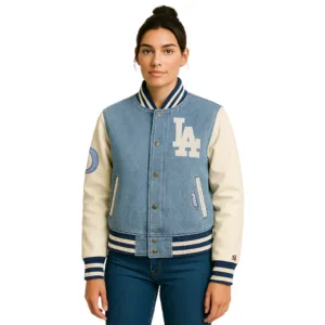 MLB Blues La Dodgers Denim Jacket 3 unisex-blues-la-dodgers-denim-jacket