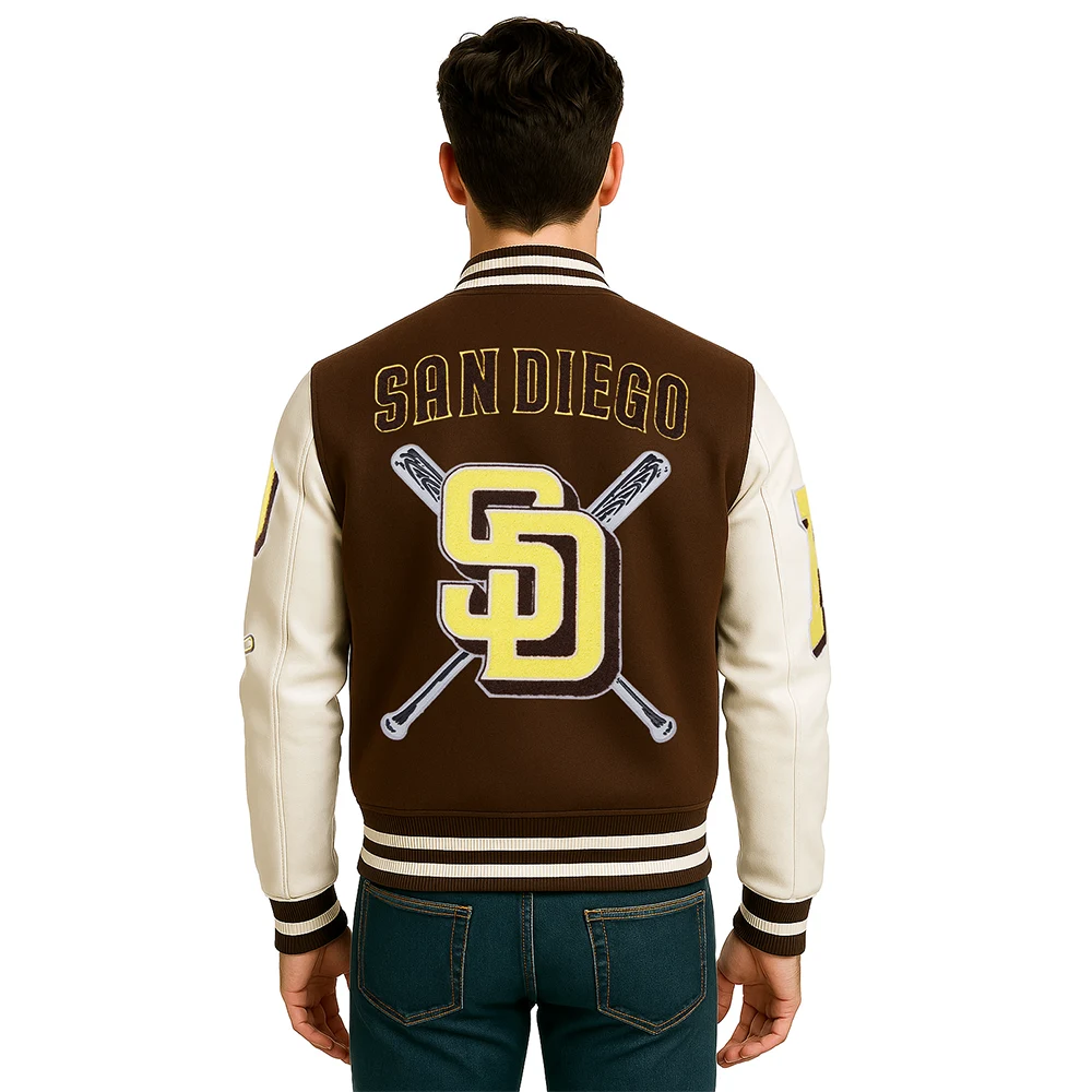 unisex-mlb-mashup-brown-san-diego-padres-jacket unisex-mlb-mashup-brown-san-diego-padres-jacket