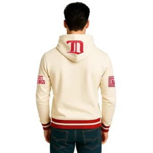 NHL Retro Cream Detroit Red Wings Vintage Hoodie 2 unisex nhl cream detroit red wings vintage hoodie