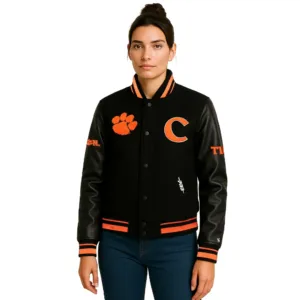 classic clemson letterman jacket
