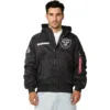 las vegas raiders bomber jacket