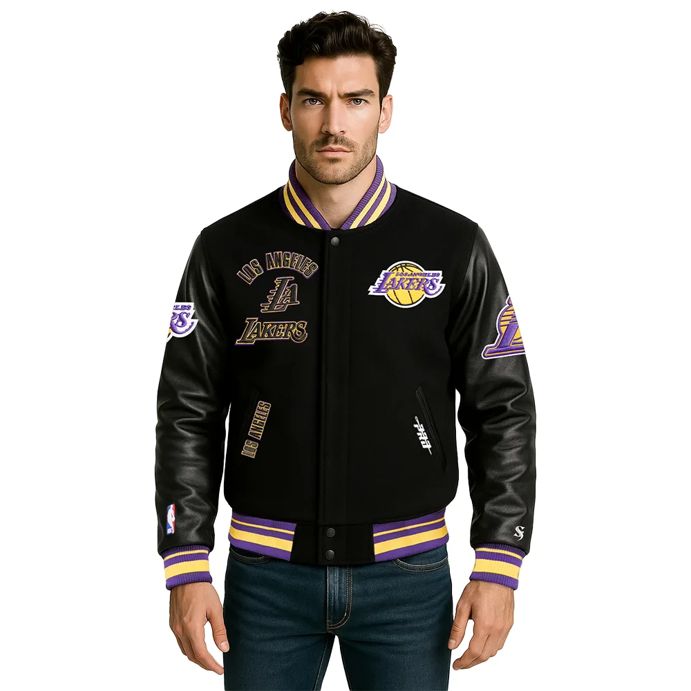 los-angeles-lakers-jacket vintage los angeles lakers jacket