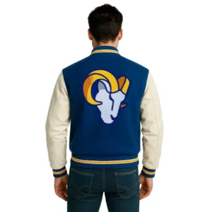 los angeles rams varsity jacket