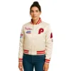 mlb philadelphia phillies satin jacket