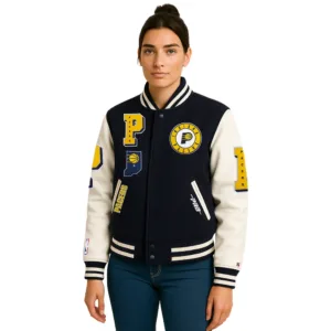nba indiana pacers varsity jacket