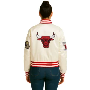 nba retro womens chicago bulls jacket