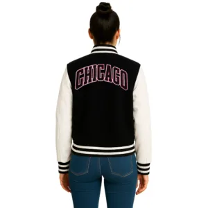 nba women's chicago bulls bomber jacket