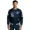 nfl dallas cowboys satin jacket