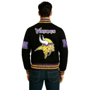 nfl mashup minnesota vikings varsity jacket