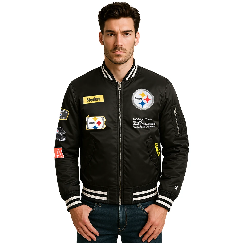 pittsburgh-steelers-bomber-jacket pittsburgh steelers bomber jacket