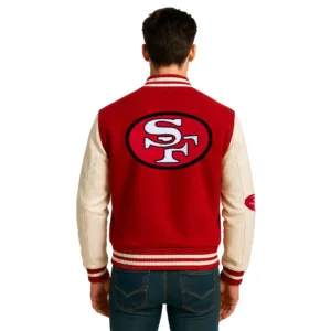 san francisco golf wang 49ers varsity jacket