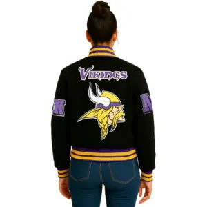 vikings letterman jacket