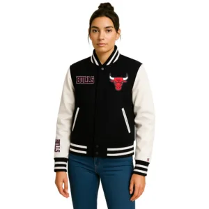 women's chicago bulls bomber jacket​