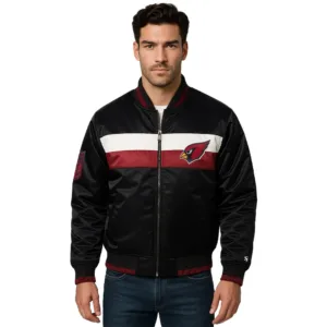 arizona cardinals satin jacket