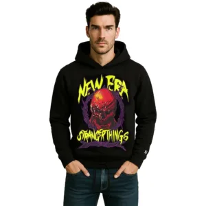 black pullover hoodie