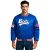 buffalo bills satin bomber jacket
