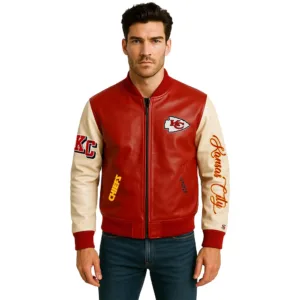 chiefs leather jacket