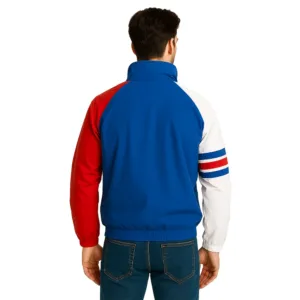 mens new york giants quarter zip jacket