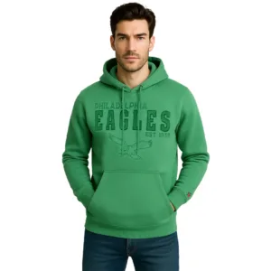 philadelphia eagles green pullover hoodie