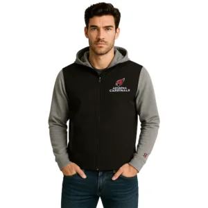 arizona cardinals alpha hooded jacket